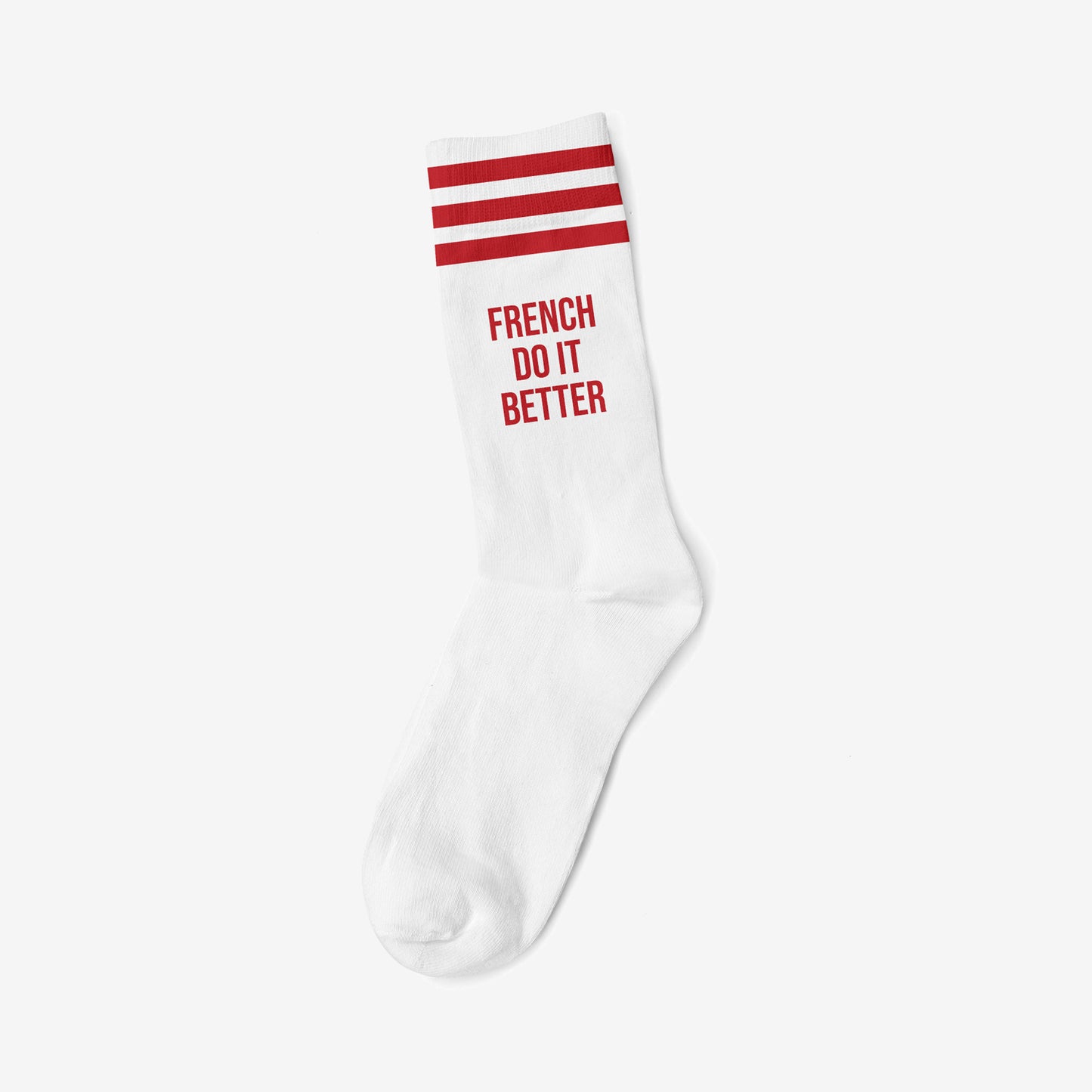 FRENCH DO IT BETTER RED - WHITE SOCKS