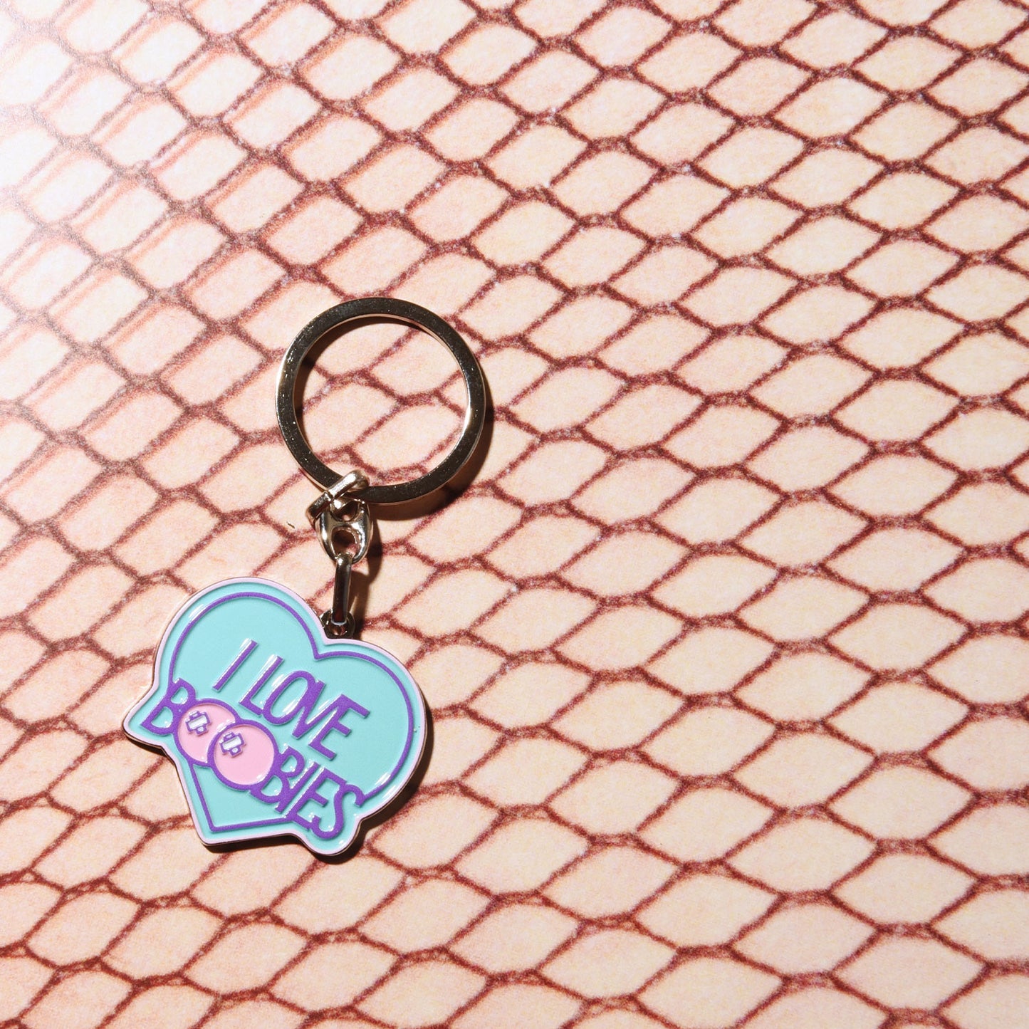 PORTE CLE - I LOVE BOOBIES