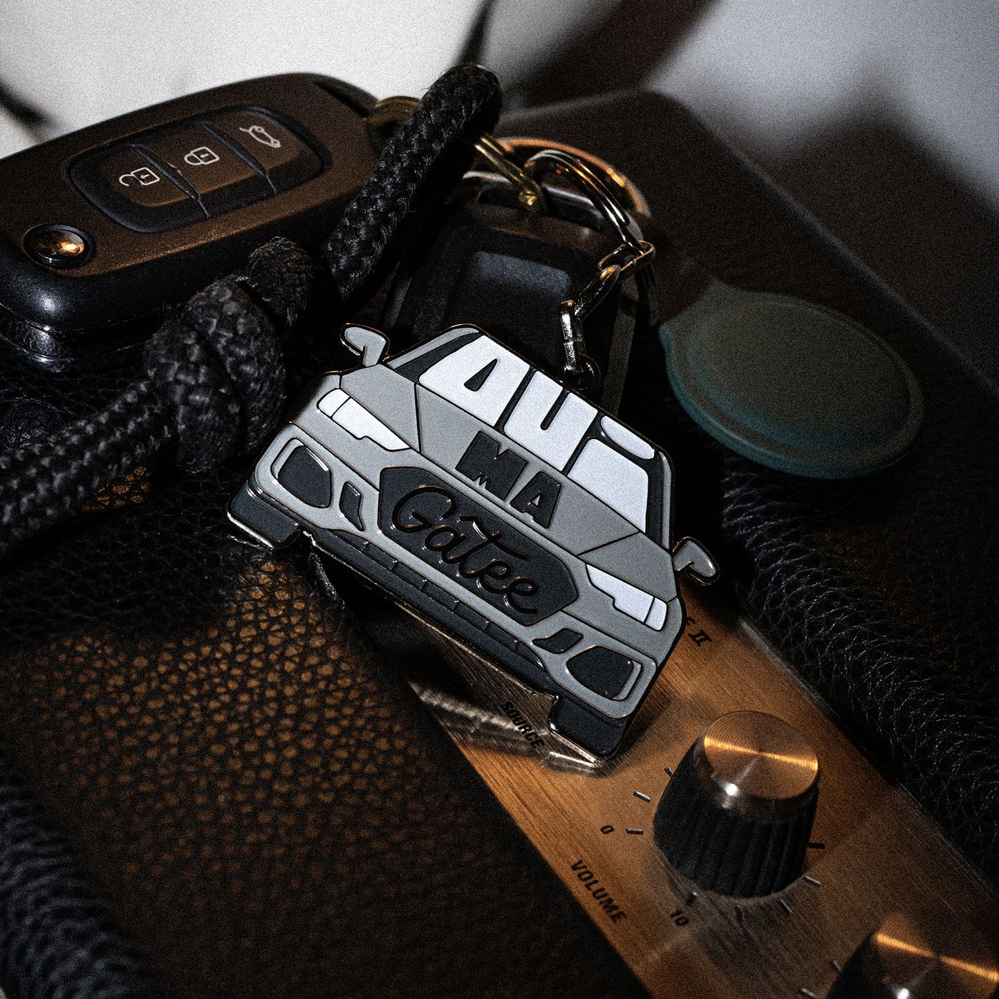 PORTE CLE - OUI MA GATÉE