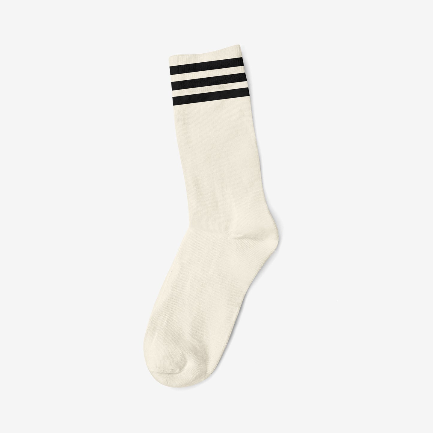 CLASSIC SOCKS BLACK - OFF WHITE