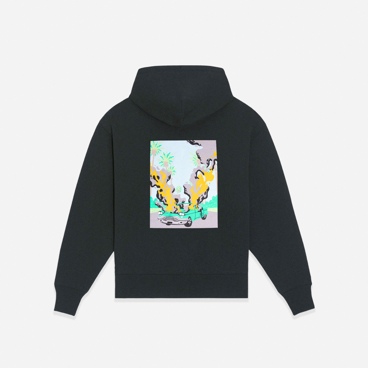 BURN IN PARADISE HOODIE - BLACK