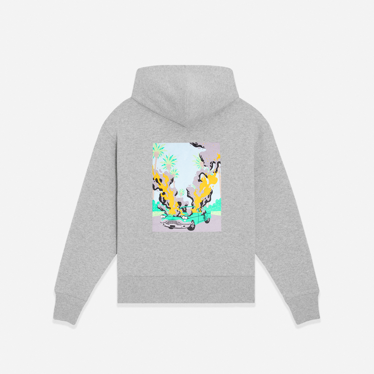BURN IN PARADISE HOODIE - GRAY