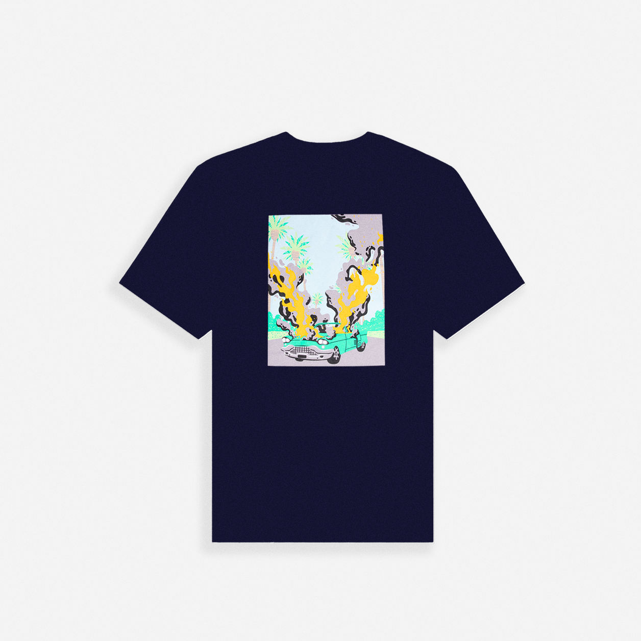 BURN IN PARADISE T-SHIRT - NAVY