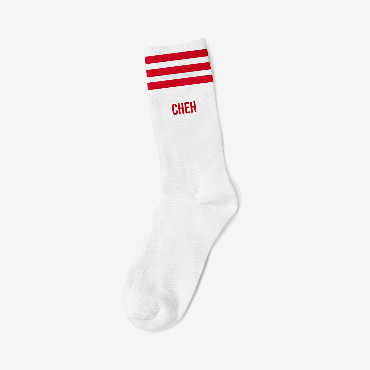 CHEH RED - WHITE SOCKS