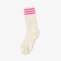 CLASSIC SOCKS PINK - OFF WHITE