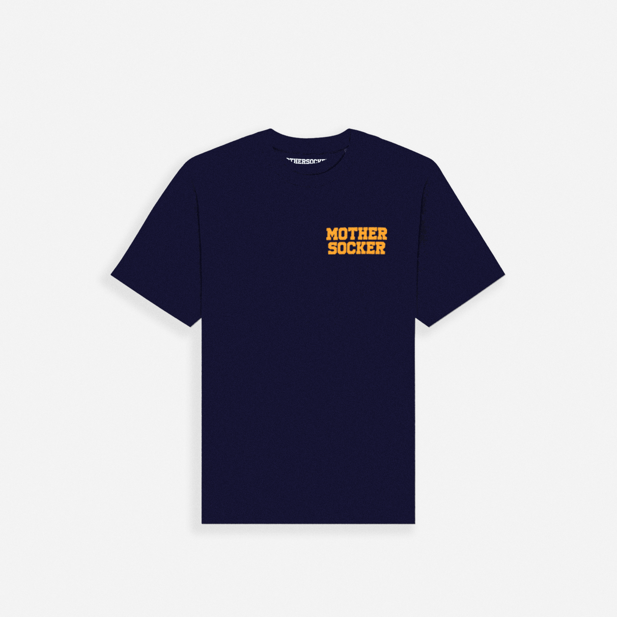 SEND MEMES T-SHIRT ORANGE - NAVY
