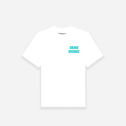 T-SHIRT SEND NUDES HILLS - WHITE
