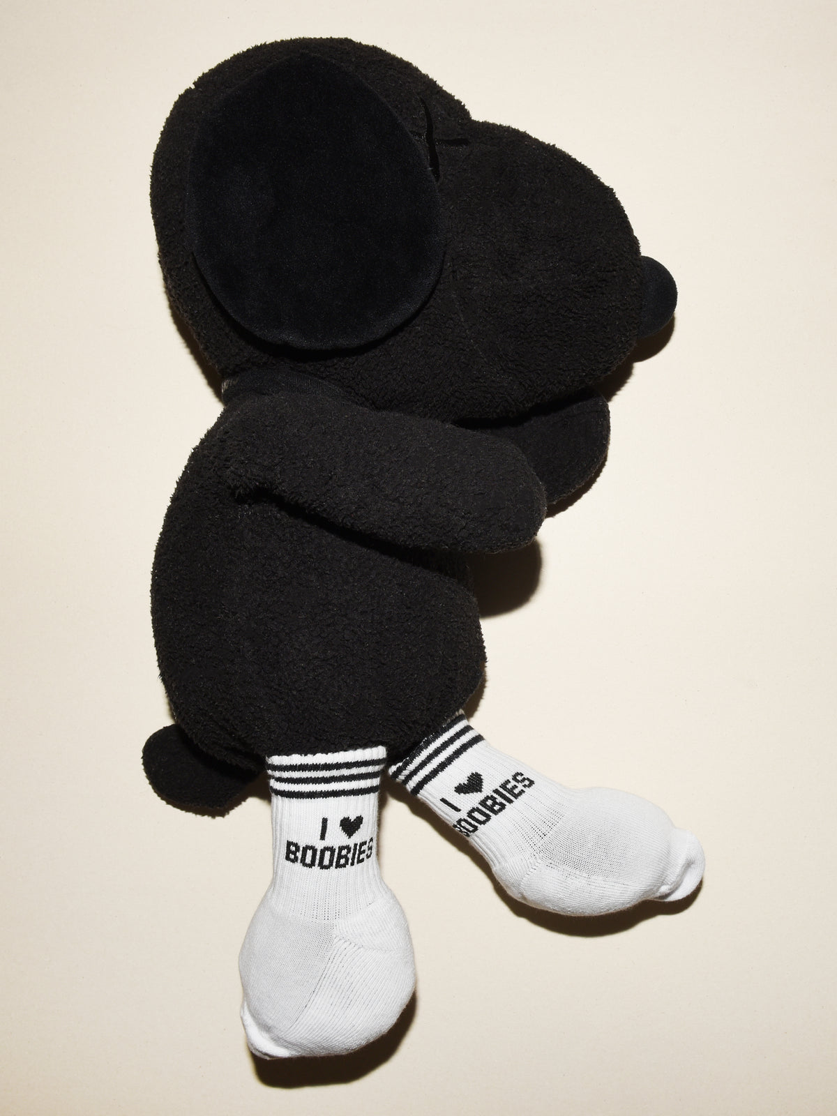 I 🖤 BOOBIES - WHITE SOCKS