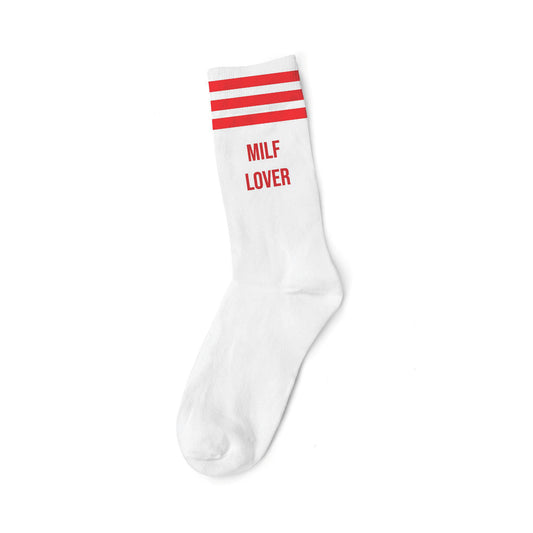 MILF LOVER RED - WHITE SOCKS