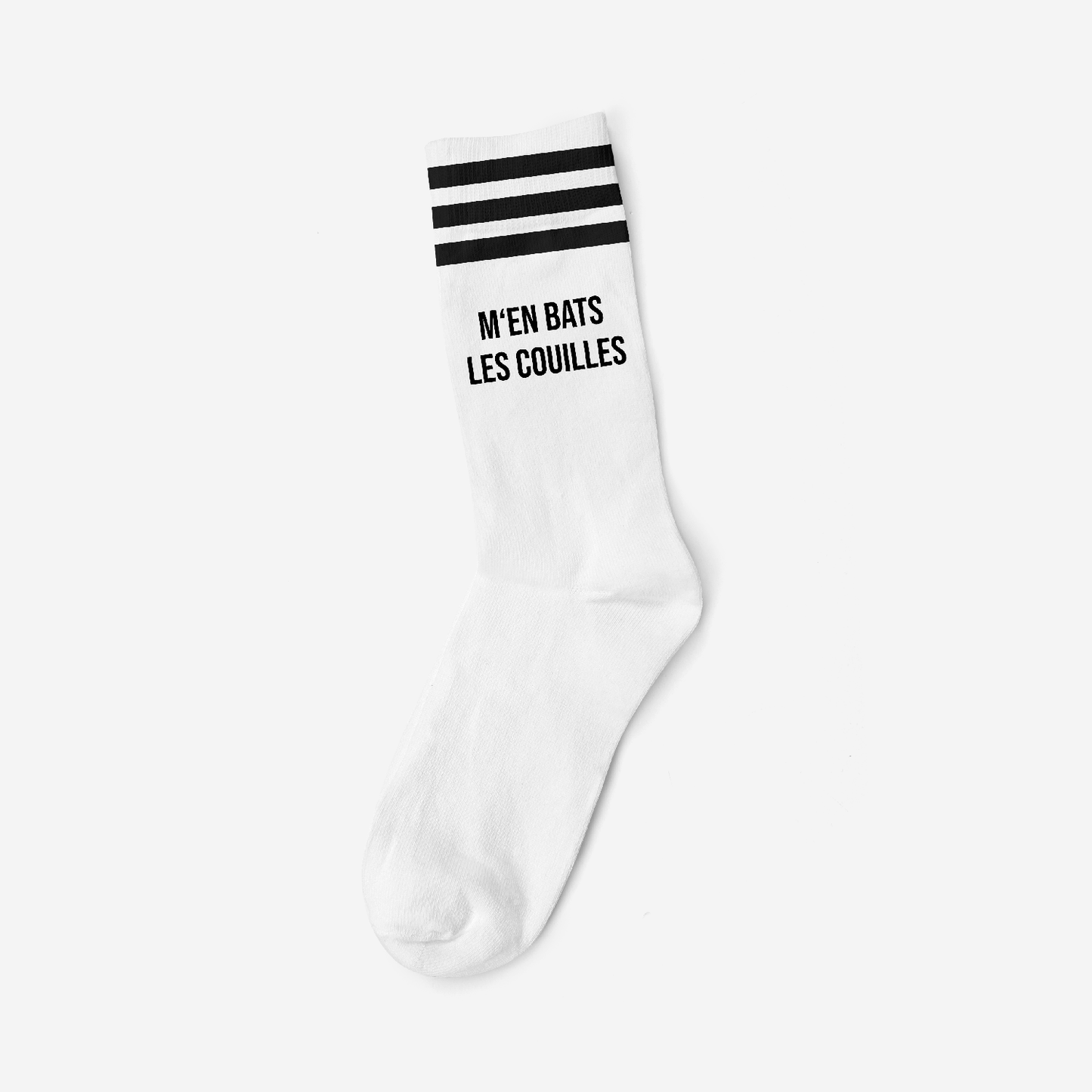 GIVES MY BALLS BLACK - WHITE SOCKS