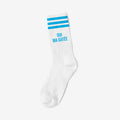 OUI MA GATEE BLUE - WHITE SOCKS