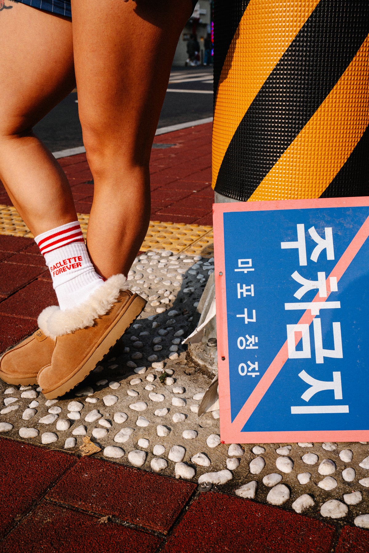 RACLETTE FOREVER RED - WHITE SOCKS