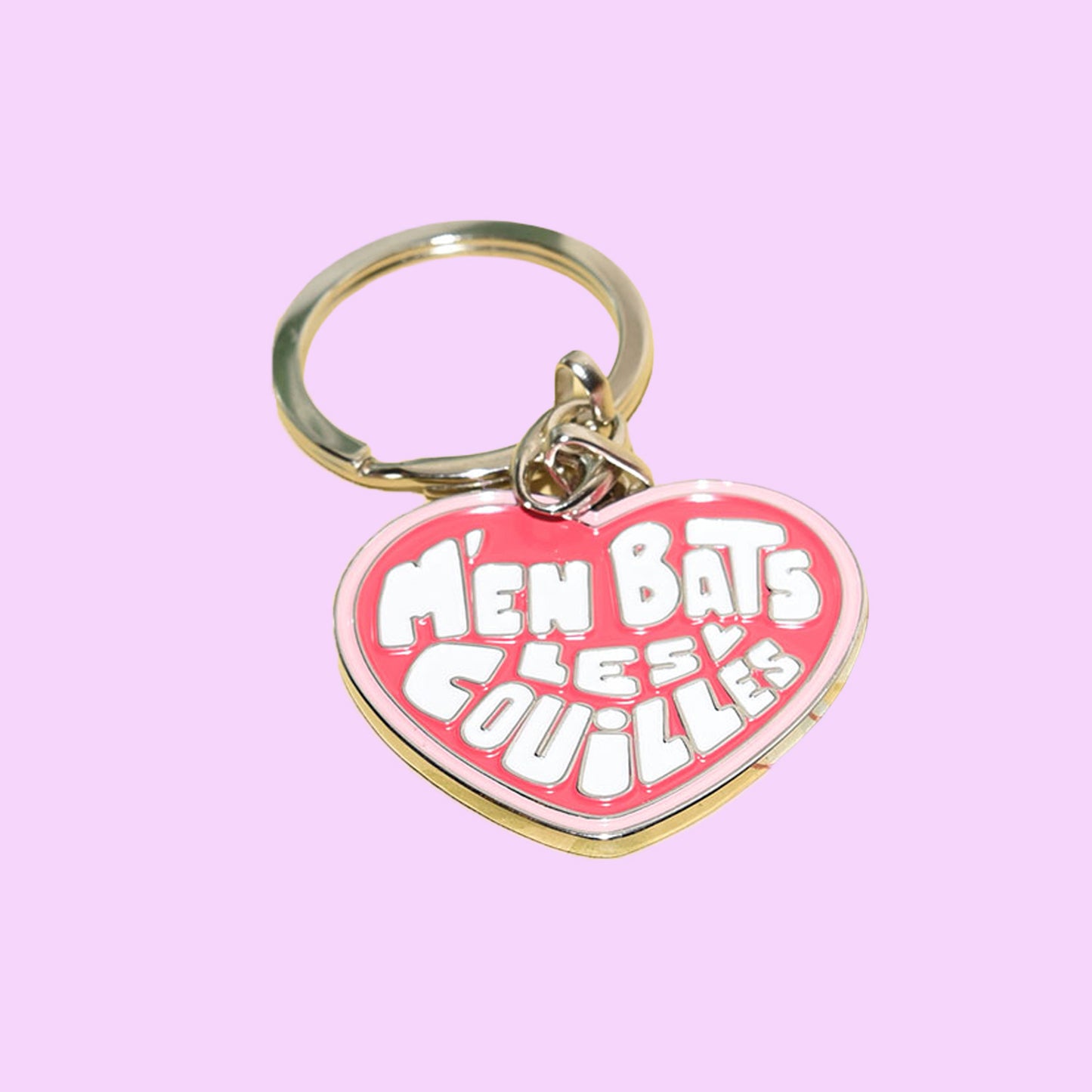 PORTE CLE - M'EN BATS LES COUILLES