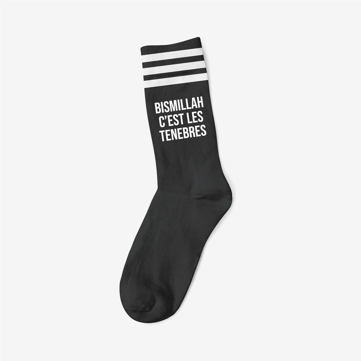 BISMILLAH WHITE - BLACK SOCKS