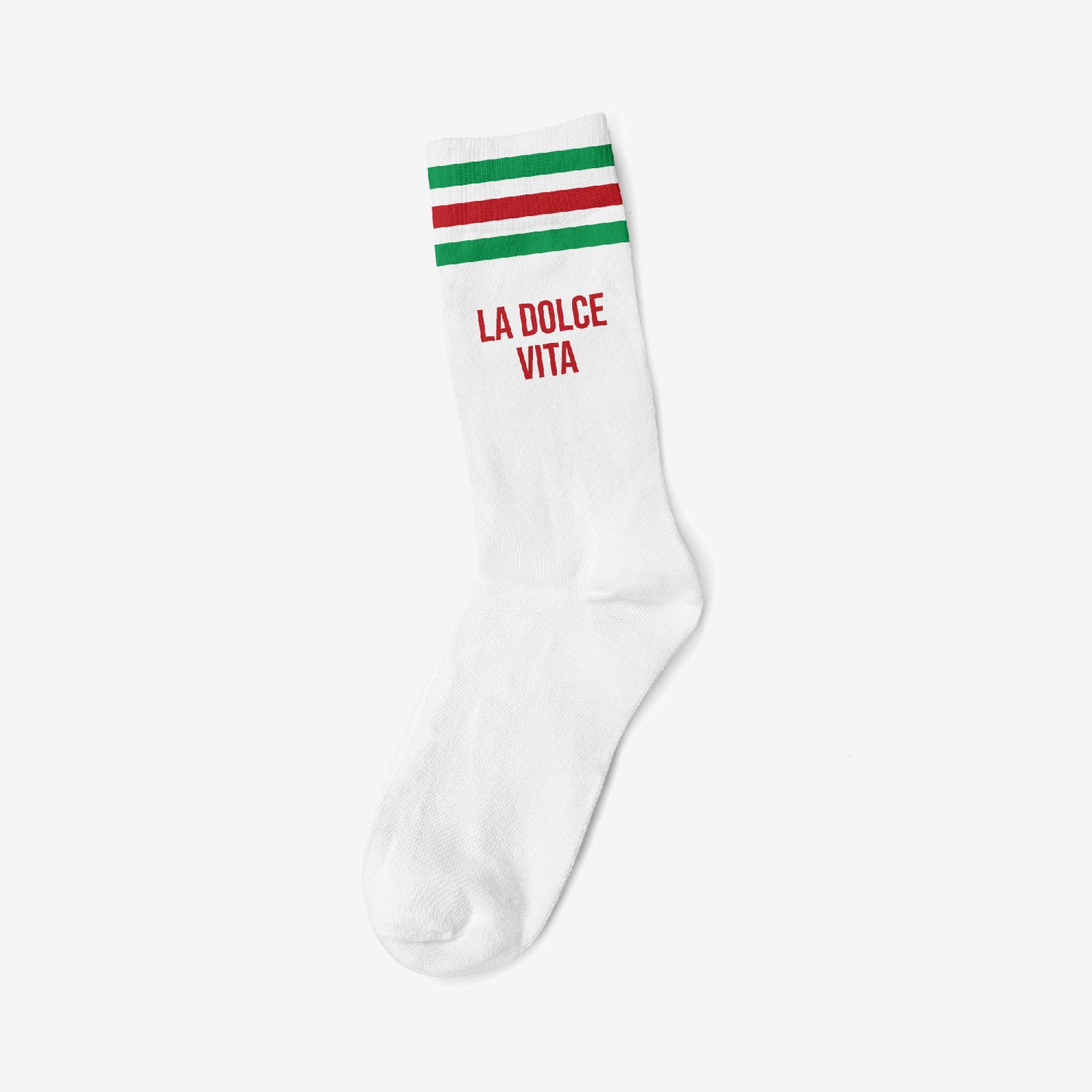 LA DOLCE VITA RED - WHITE SOCKS