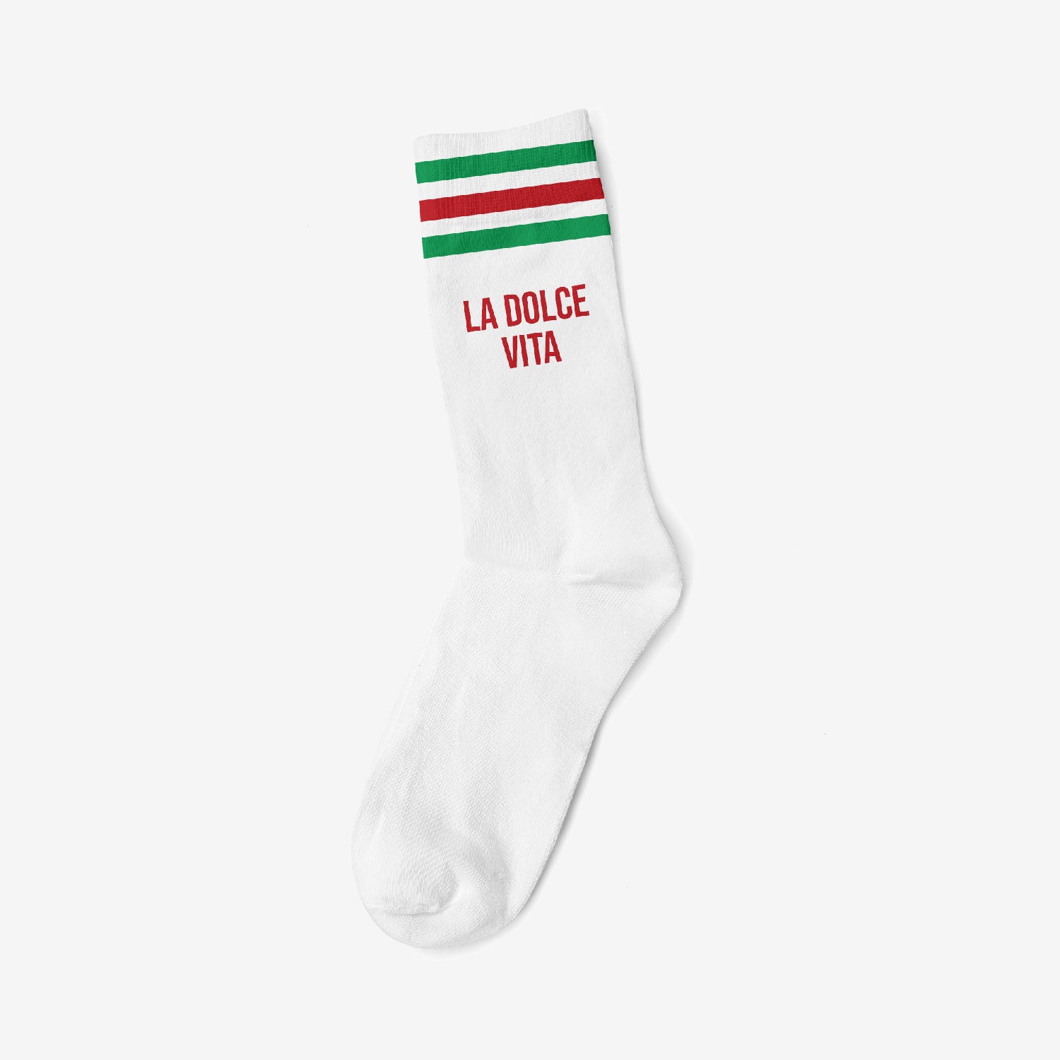 LA DOLCE VITA RED - WHITE SOCKS