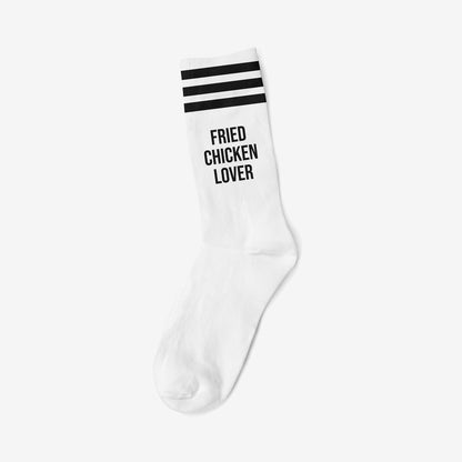 FRIED CHICKEN LOVER BLACK - WHITE SOCKS