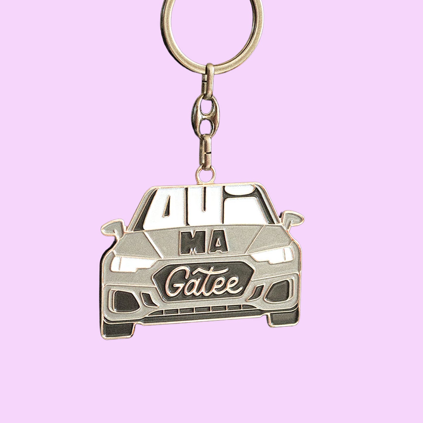 PORTE CLE - OUI MA GATÉE