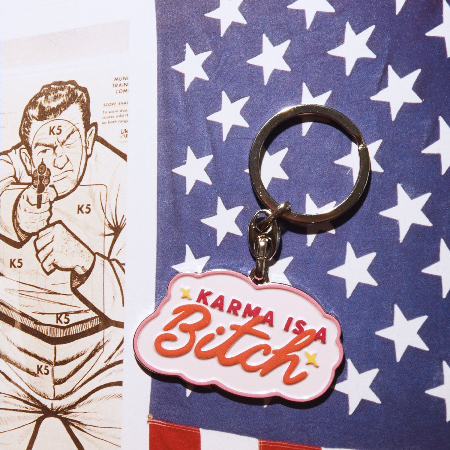 PORTE CLES - KARMA IS A BITCH
