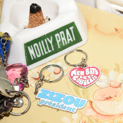 PORTE CLE - M'EN BATS LES COUILLES