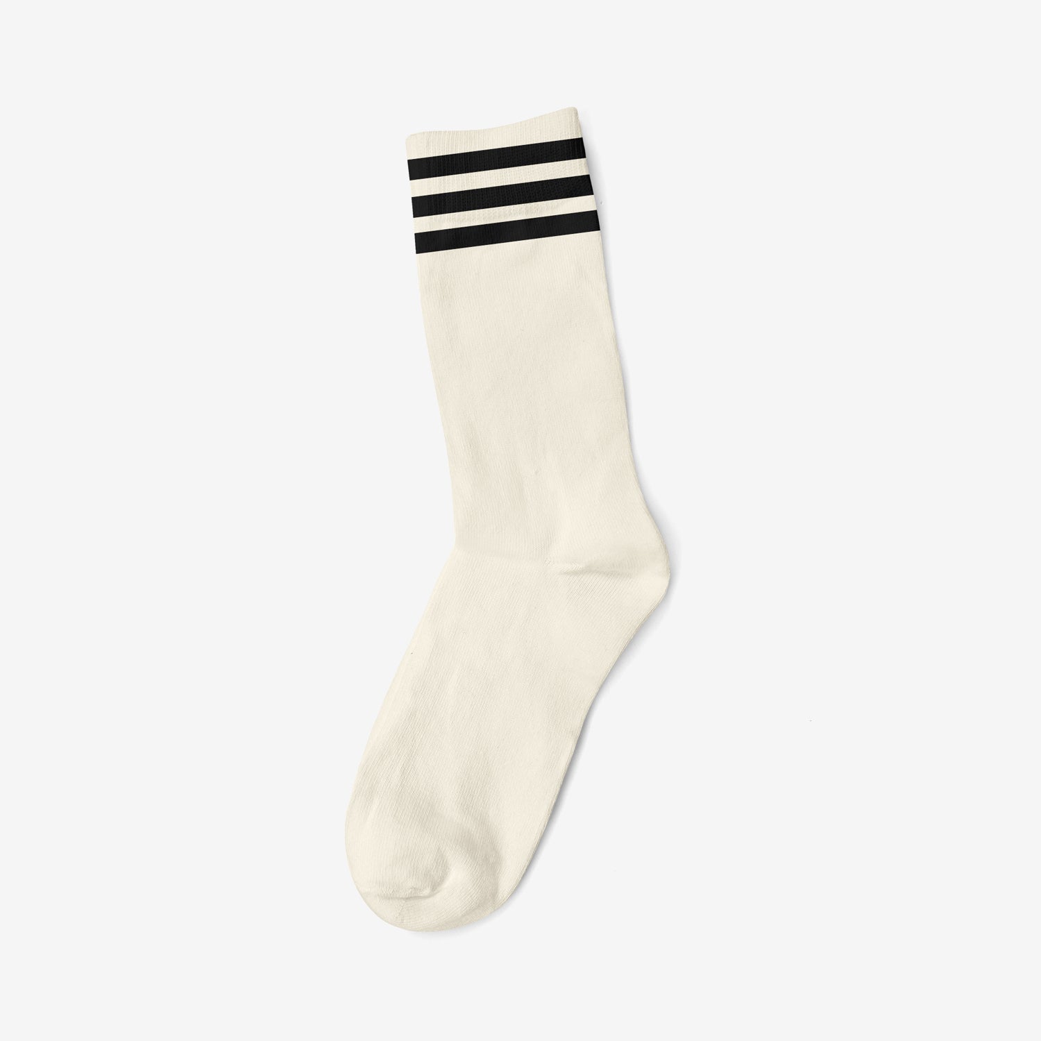 CLASSIC SOCKS BLACK - OFF WHITE