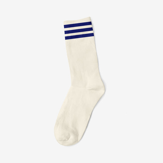 CLASSIC SOCKS NAVY - OFF WHITE